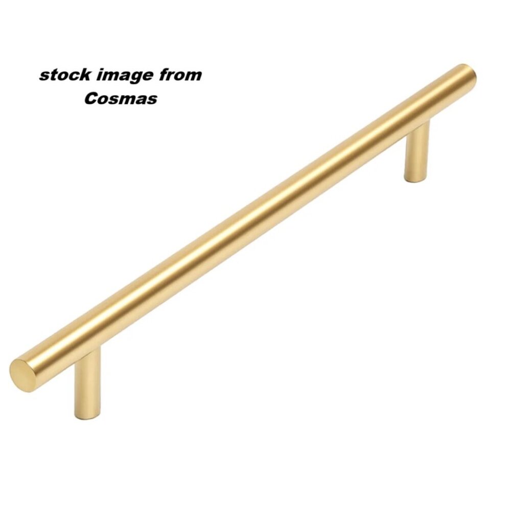 Four 15 Inch Cosmas 305-320BB Brushed Brass Euro Style Bars New